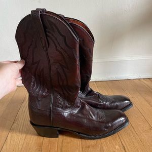 Lucchese Mens Cowboy Boots, 10.5